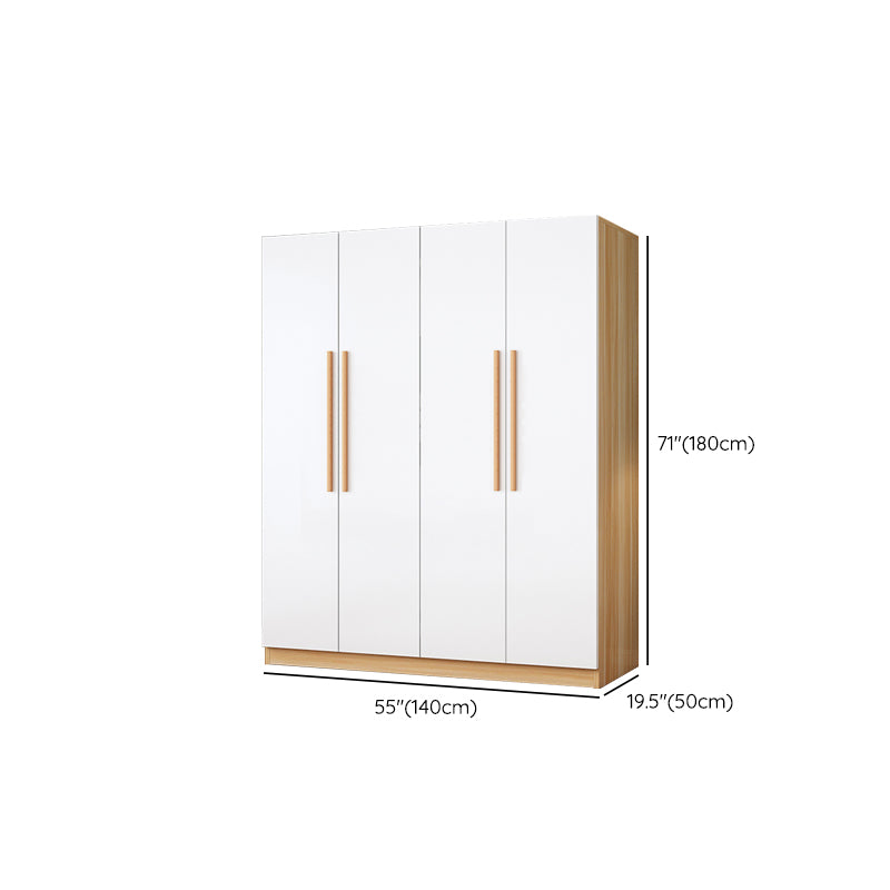 Contemporary Style Wardrobe Armoire Wood Wardrobe Cabinet With Door