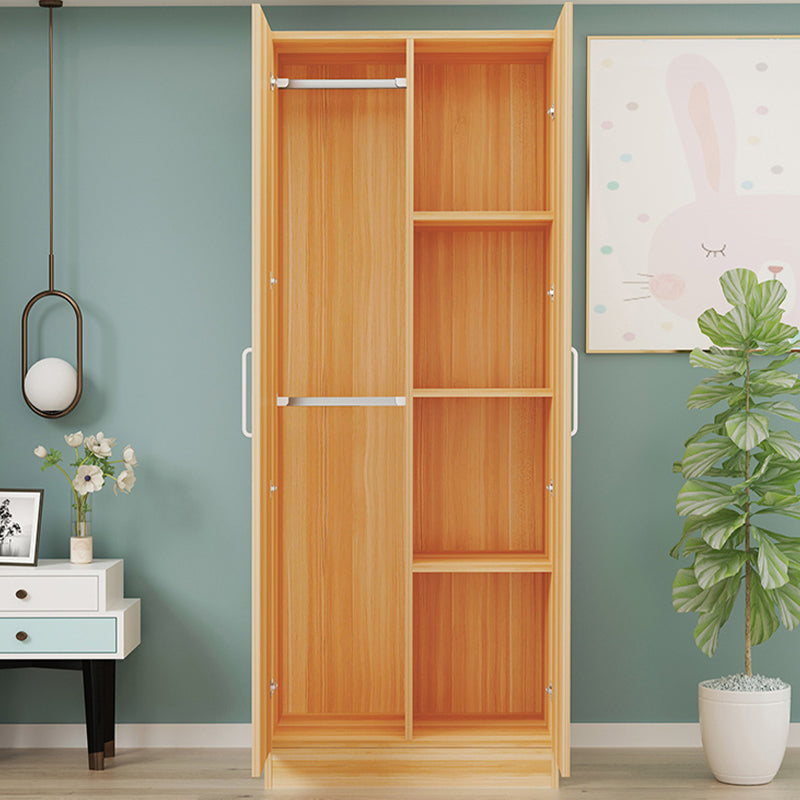 Contemporary Style Wardrobe Armoire Wood Wardrobe Cabinet With Doors