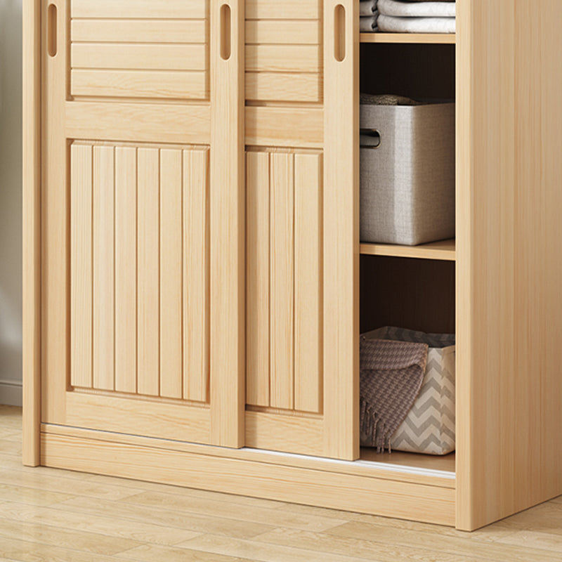 Modern Style Wardrobe Armoire Wood Wardrobe Cabinet With Doors