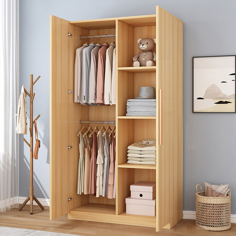 Modern Style Wardrobe Armoire Wood Wardrobe Closet With Doors