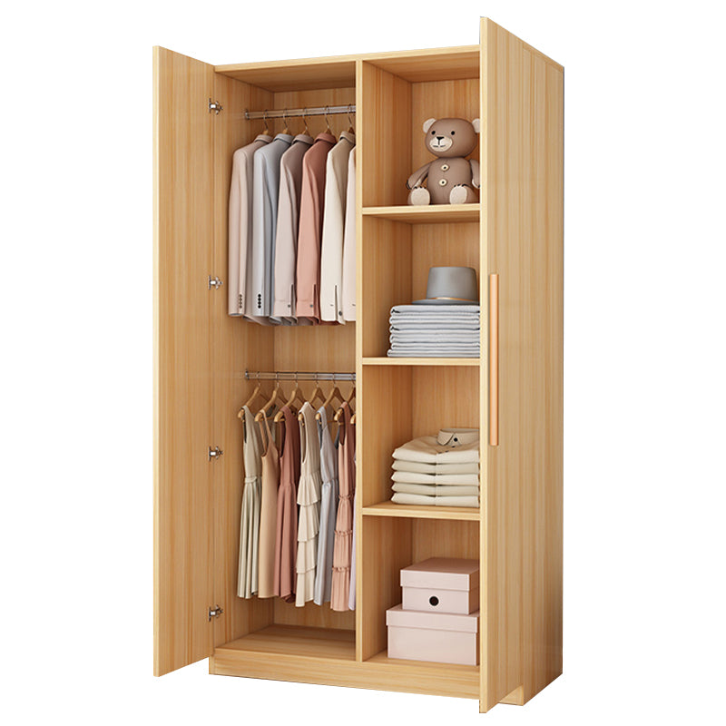 Modern Style Wardrobe Armoire Wood Wardrobe Closet With Doors