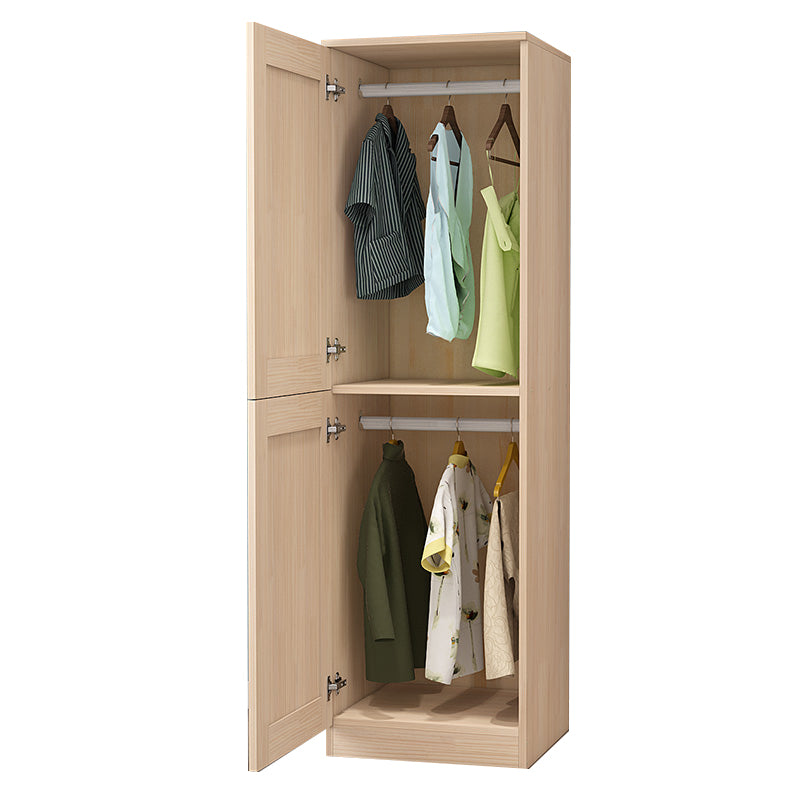 Contemporary Wardrobe Armoire Solid Wood Wardrobe Closet With Door