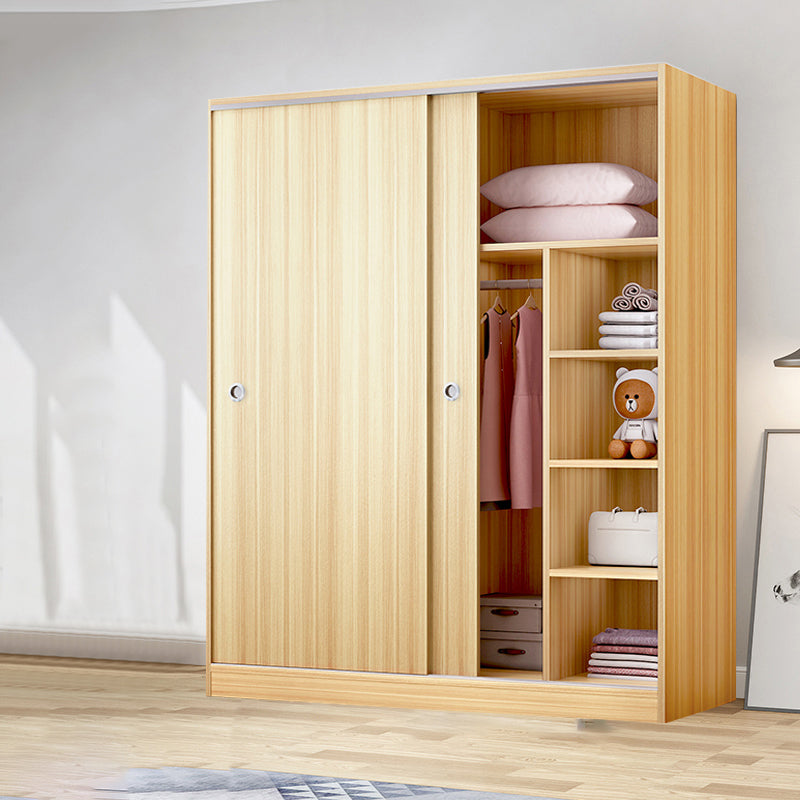 Modern Style Wardrobe Armoire Wooden Wardrobe Closet With Doors