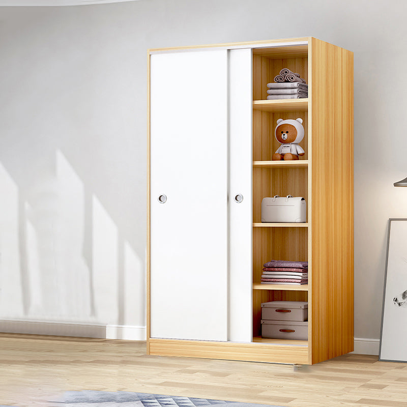 Modern Style Wardrobe Armoire Wooden Wardrobe Closet With Doors