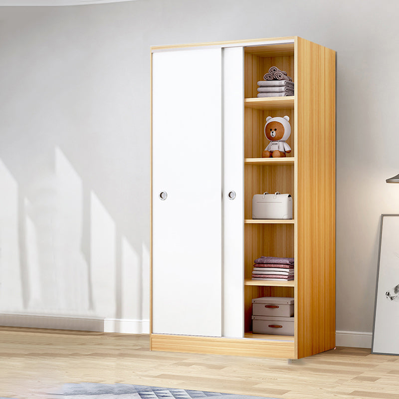 Modern Style Wardrobe Armoire Wooden Wardrobe Closet With Doors