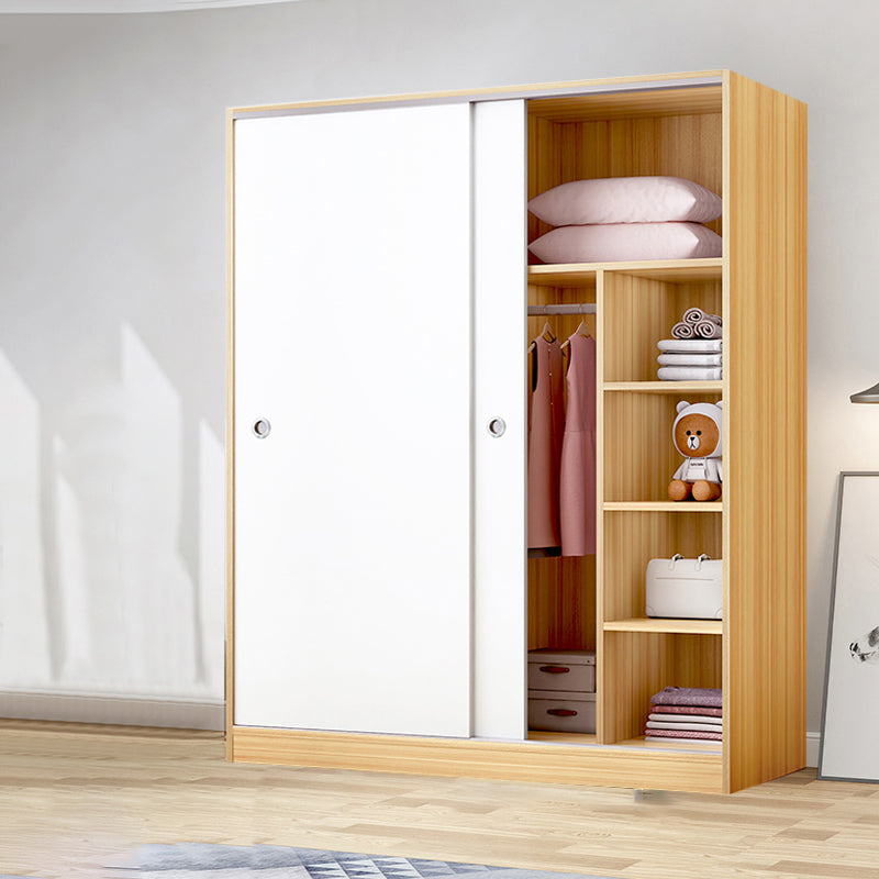 Modern Style Wardrobe Armoire Wooden Wardrobe Closet With Doors