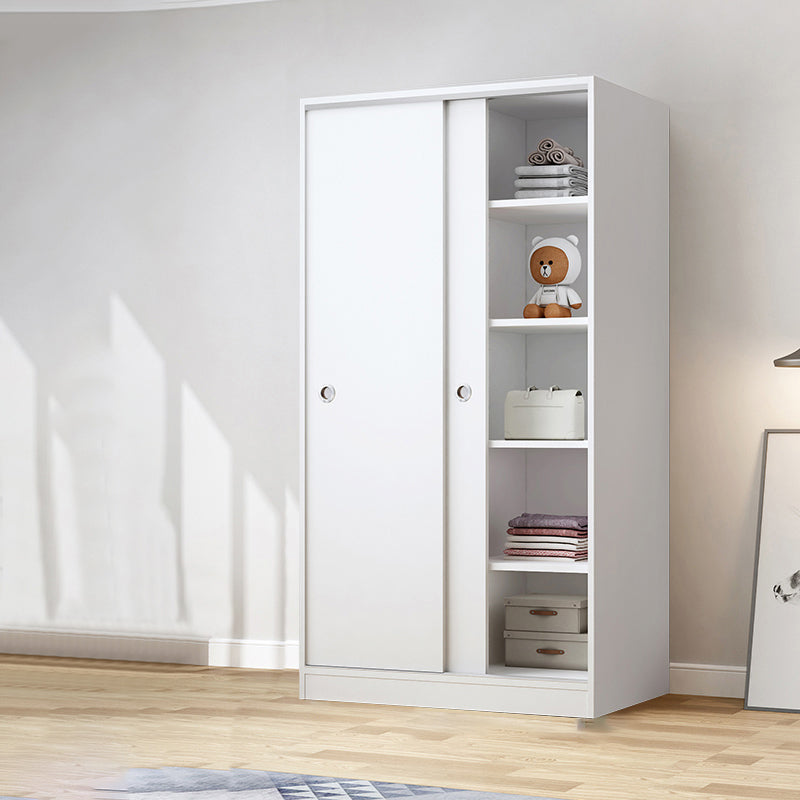 Modern Style Wardrobe Armoire Wooden Wardrobe Closet With Doors