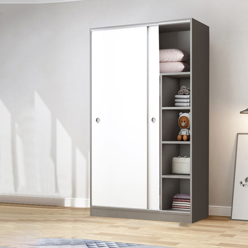 Modern Style Wardrobe Armoire Wooden Wardrobe Closet With Doors