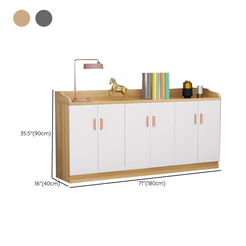 Modern Sideboard Cabinet Engineered Wood Adjustable Shelving Sideboard