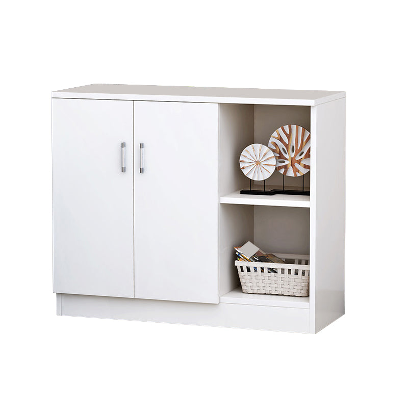 Modern Adjustable Shelves Server Engineered Wood Sideboard Cabinet with Doors