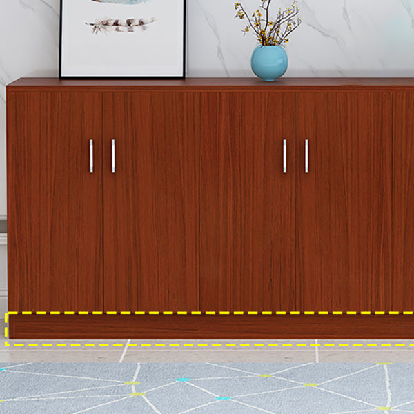 Modern Adjustable Shelves Server Engineered Wood Sideboard Cabinet with Doors