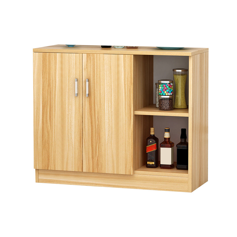 Modern Adjustable Shelves Server Engineered Wood Sideboard Cabinet with Doors