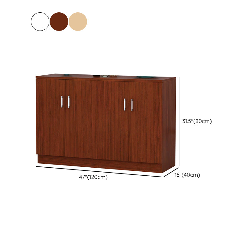 Modern Adjustable Shelves Server Engineered Wood Sideboard Cabinet with Doors