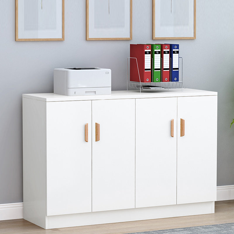 Contemporary Sideboard Cabinet Engineered Wood Adjustable Shelving Sideboard Table