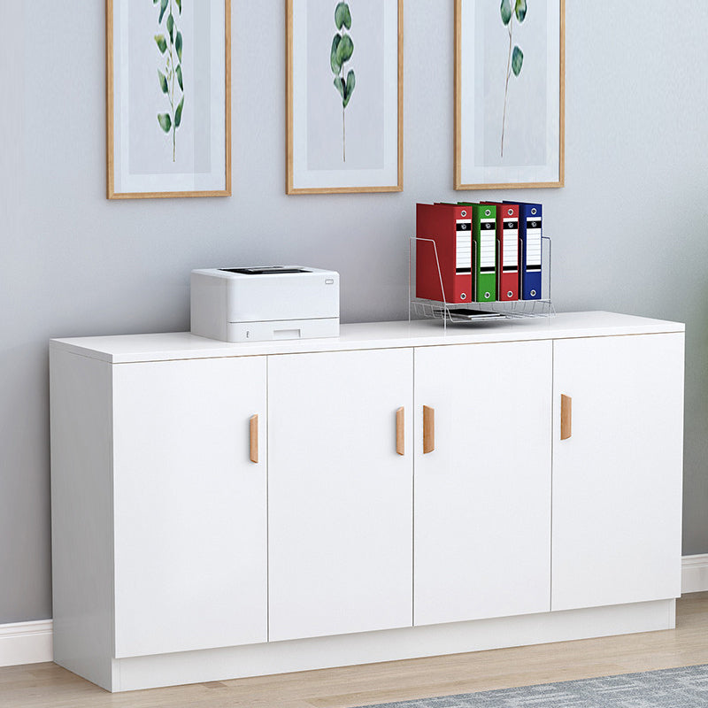 Contemporary Sideboard Cabinet Engineered Wood Adjustable Shelving Sideboard Table