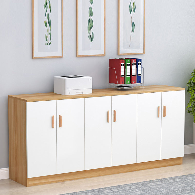 Contemporary Sideboard Cabinet Engineered Wood Adjustable Shelving Sideboard Table