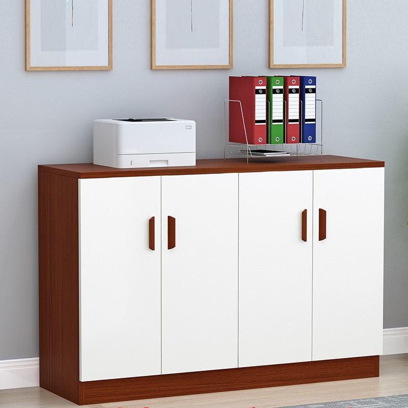 Contemporary Sideboard Cabinet Engineered Wood Adjustable Shelving Sideboard Table