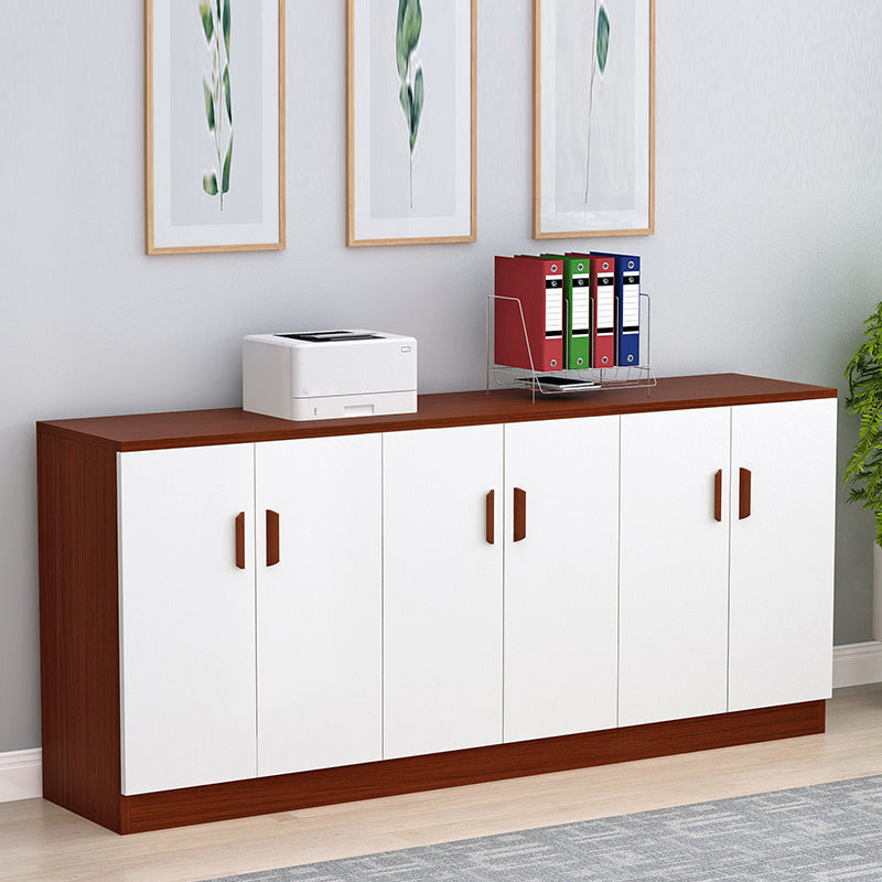 Contemporary Sideboard Cabinet Engineered Wood Adjustable Shelving Sideboard Table