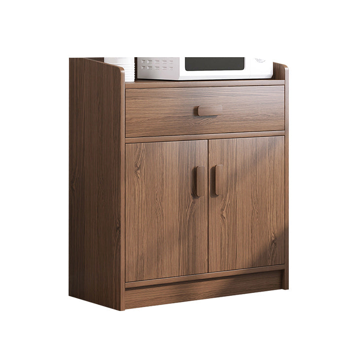 Modern Style Dining Server Engineered Wood Server with Drawers