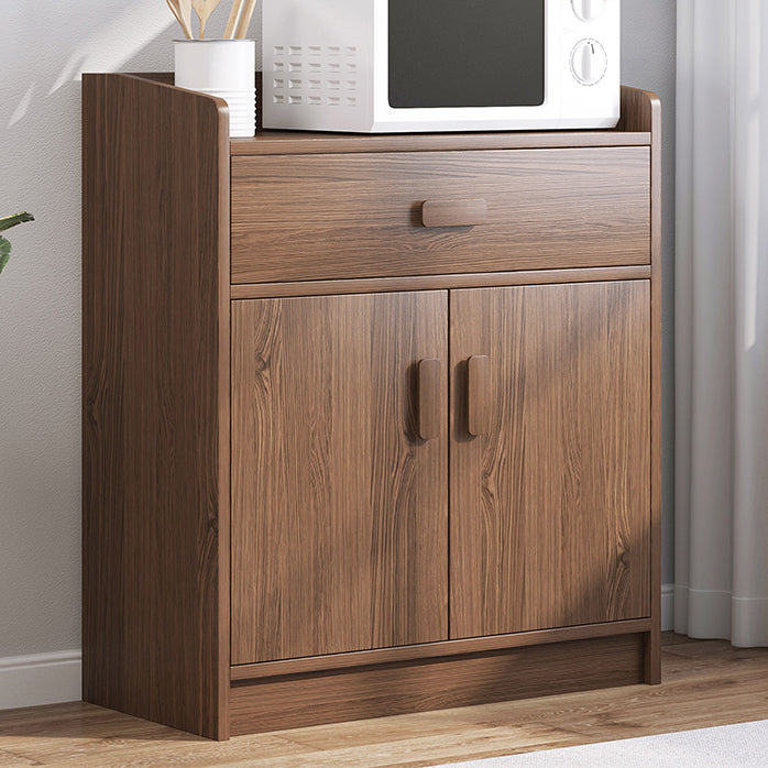 Modern Style Dining Server Engineered Wood Server with Drawers