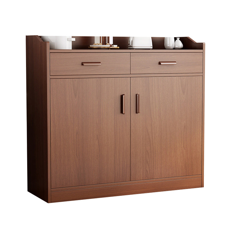 Modern Style Dining Server Engineered Wood Server with Drawers