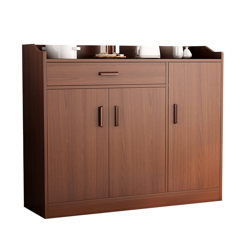 Modern Style Dining Server Engineered Wood Server with Drawers