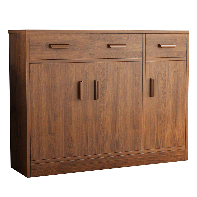 Modern Style Dining Server Engineered Wood Server with Drawers