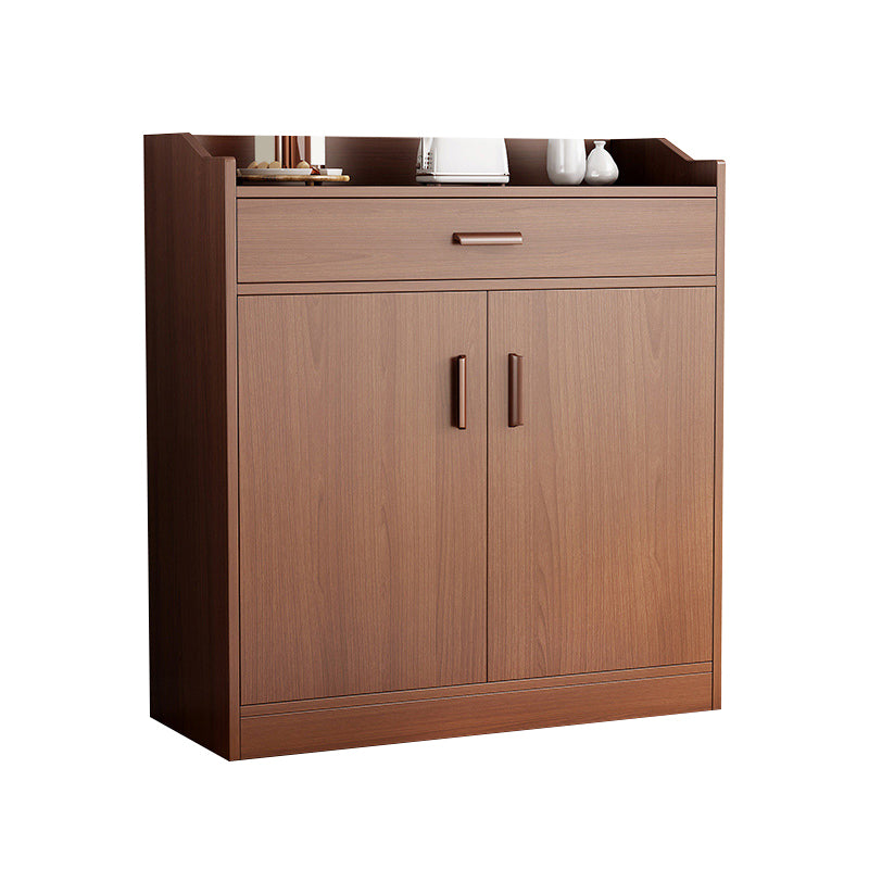 Modern Style Dining Server Engineered Wood Server with Drawers