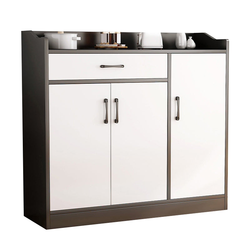 Modern Style Dining Server Engineered Wood Server with Drawers