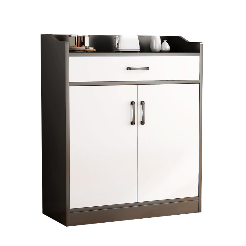 Modern Style Dining Server Engineered Wood Server with Drawers