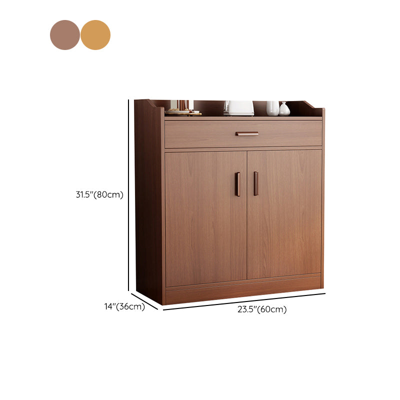 Modern Style Dining Server Engineered Wood Server with Drawers