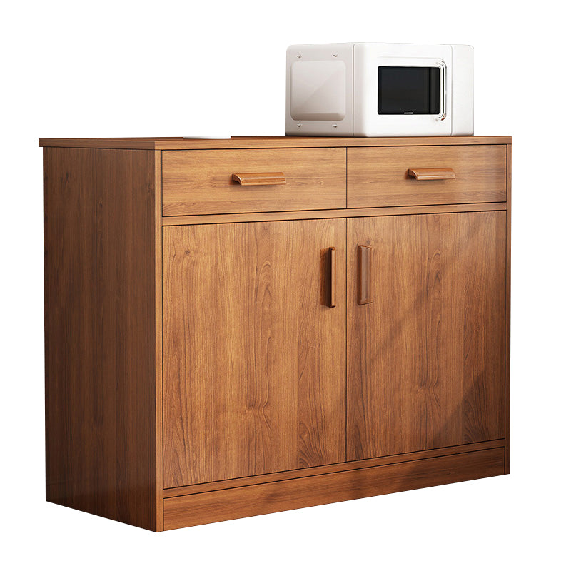 Modern Style Dining Server Engineered Wood Server with Drawers and Storage