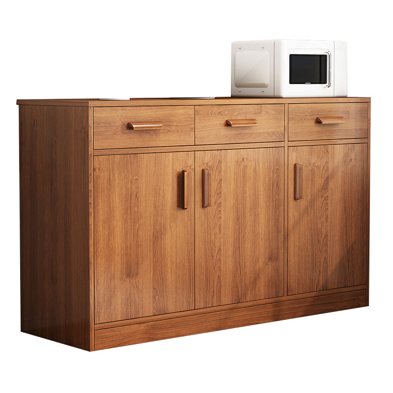 Modern Style Dining Server Engineered Wood Server with Drawers and Storage