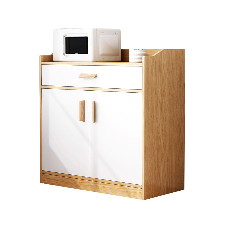 Modern Style Dining Server Engineered Wood Server with Drawers and Storage