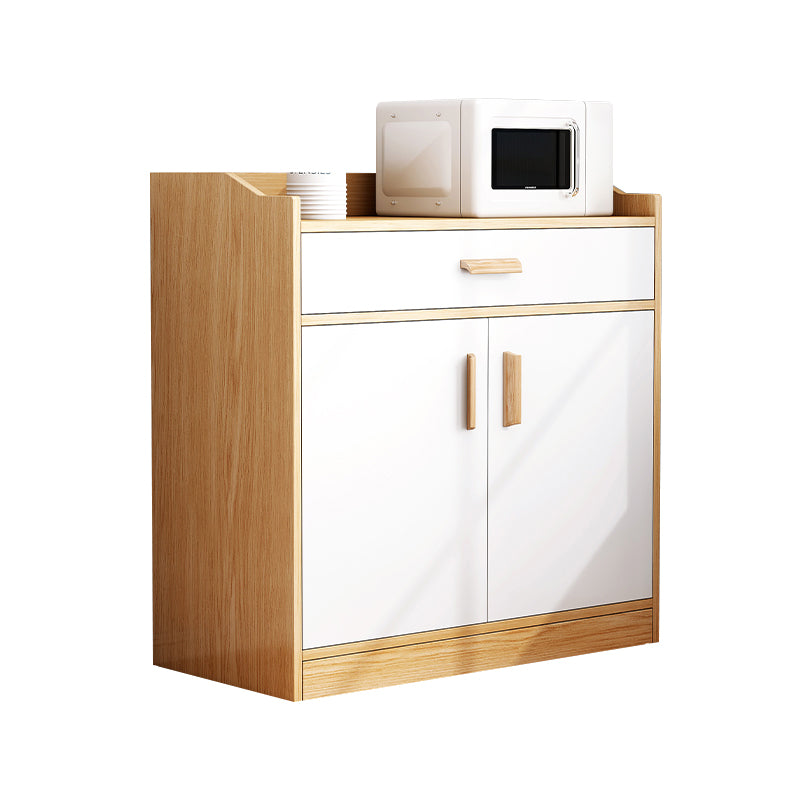 Modern Style Dining Server Engineered Wood Server with Drawers and Storage