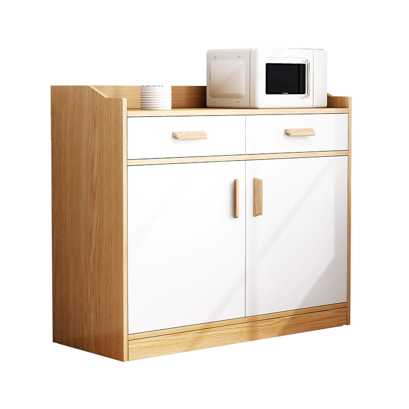 Modern Style Dining Server Engineered Wood Server with Drawers and Storage