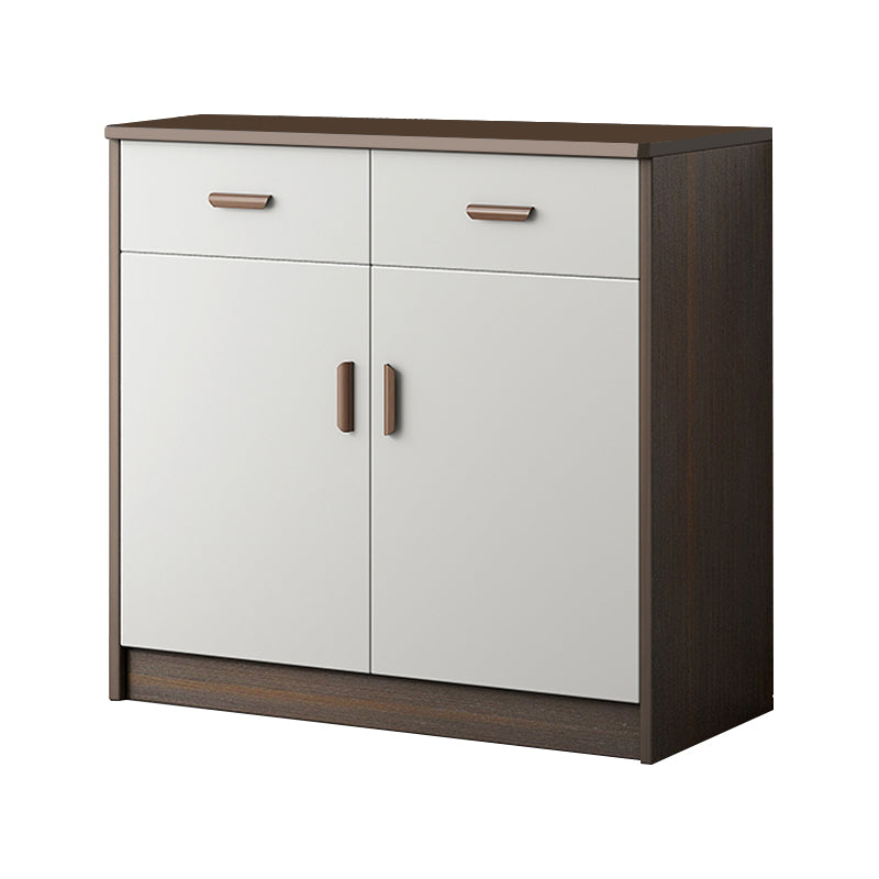 Modern Style Dining Server Engineered Wood Living Room Server with Doors