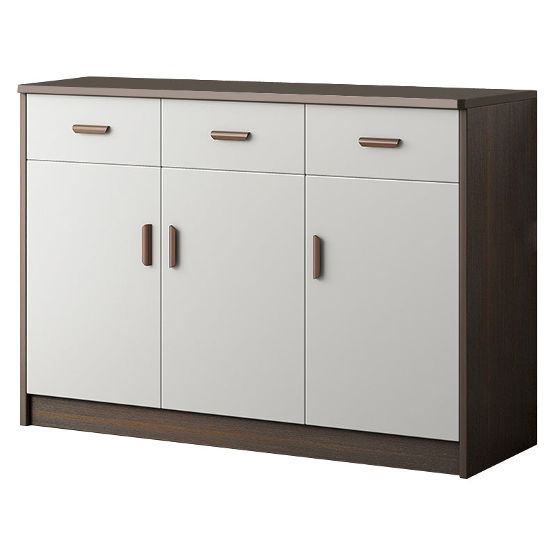 Modern Style Dining Server Engineered Wood Living Room Server with Doors