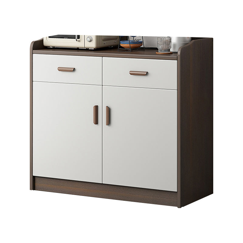 Modern Style Dining Server Engineered Wood Living Room Server with Doors