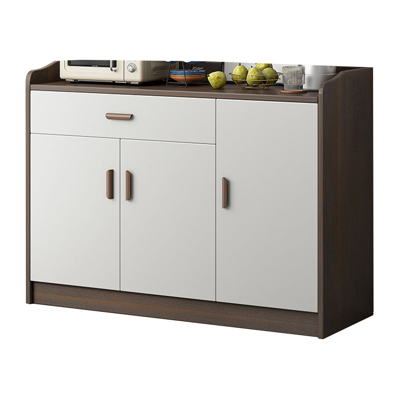 Modern Style Dining Server Engineered Wood Living Room Server with Doors