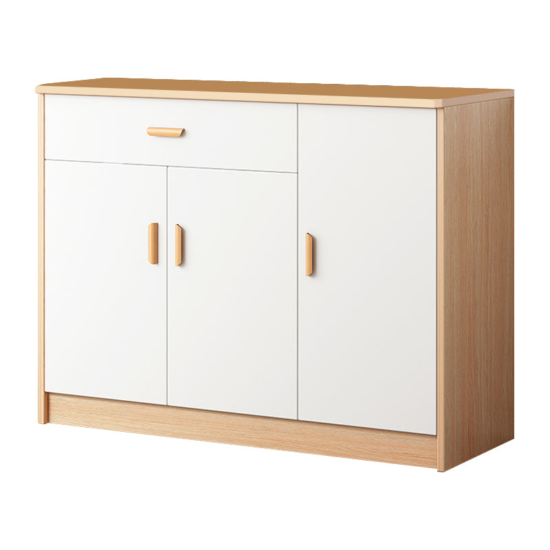 Modern Style Dining Server Engineered Wood Living Room Server with Doors