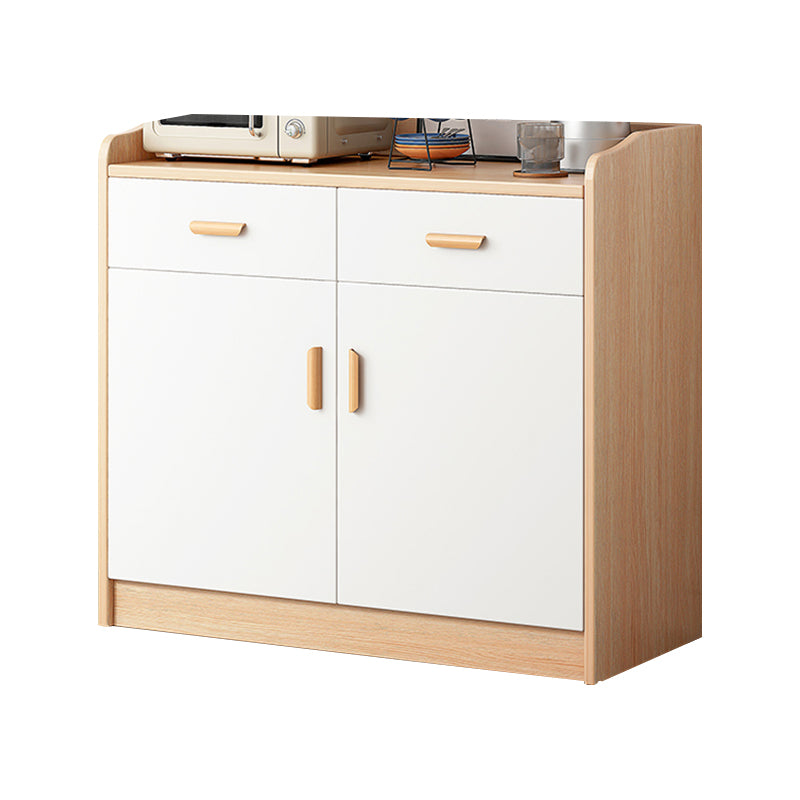 Modern Style Dining Server Engineered Wood Living Room Server with Doors