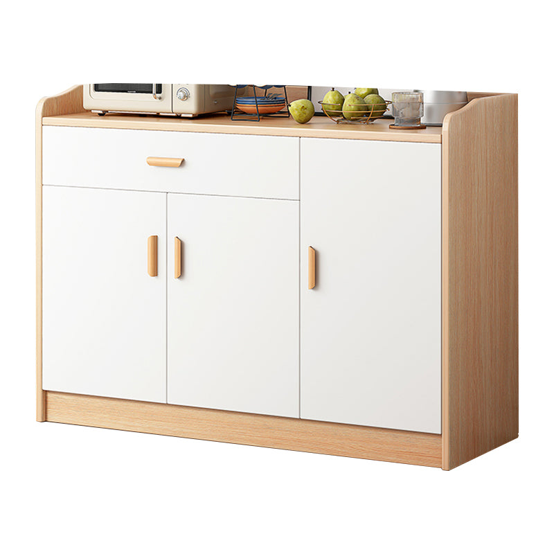 Modern Style Dining Server Engineered Wood Living Room Server with Doors