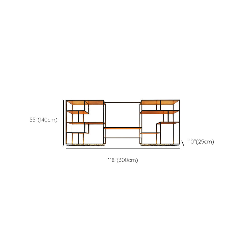 Wall Mounted Wine Rack Modern Metal Wine Bottle & Glass Rack for Bar