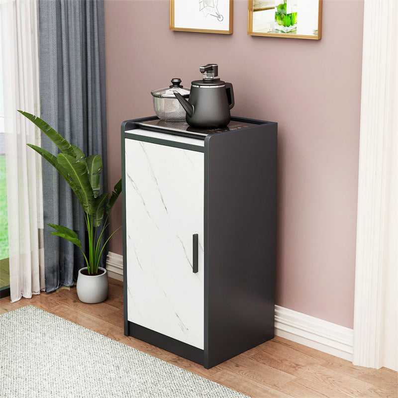 Matte Finish Home Sideboard Glam Indoor Dining Server with Cabinet