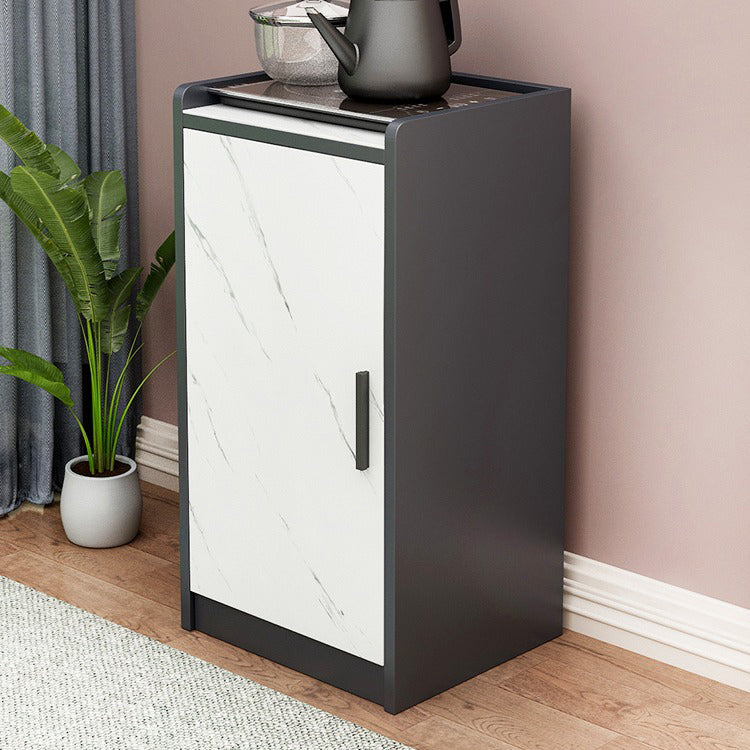 Matte Finish Home Sideboard Glam Indoor Dining Server with Cabinet