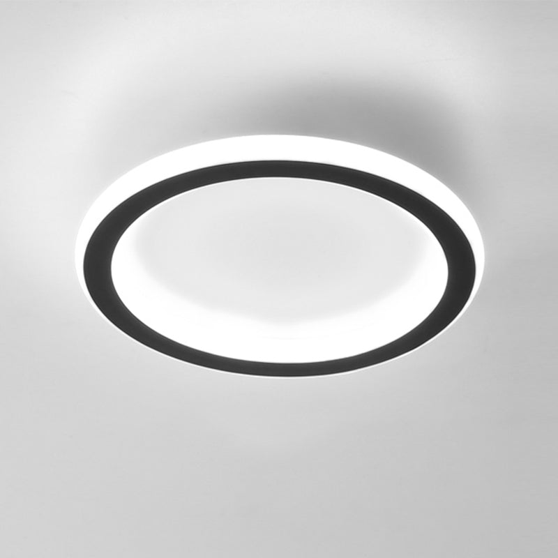 LED Ceiling Lamp Modern Style Ceiling Mount Light with Silica Gel Shade for Bedroom