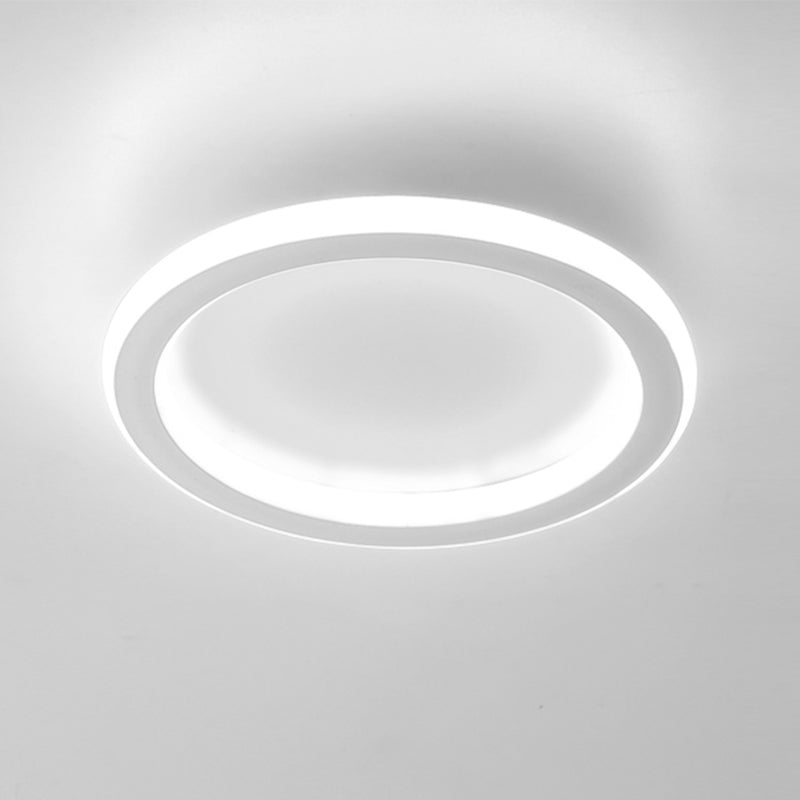 LED Ceiling Lamp Modern Style Ceiling Mount Light with Silica Gel Shade for Bedroom