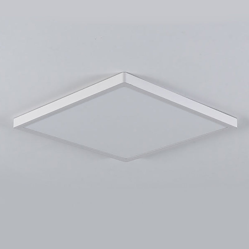 Geometric Flush Mount Fixture Modern 1 Light Metal Flush Light