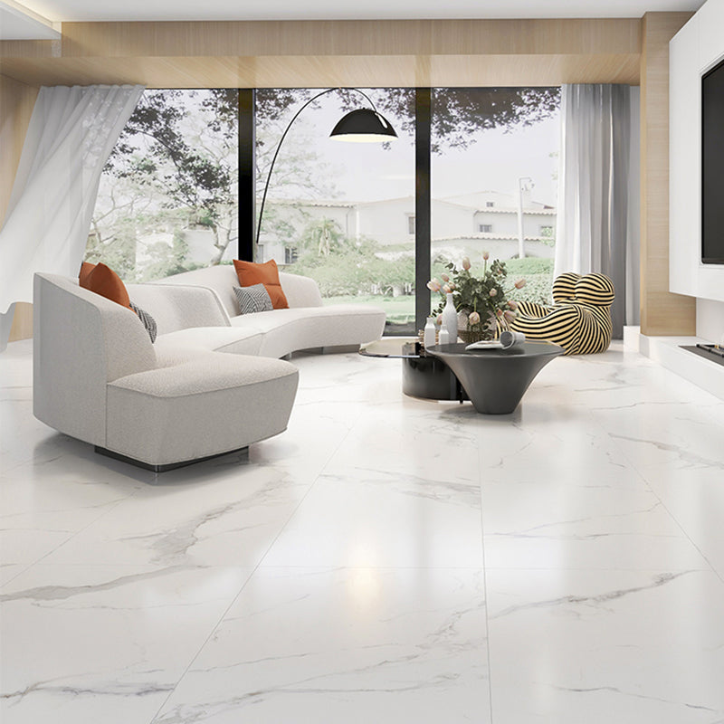 Marble Rectangular Singular Tile Mirrored Floor and Wall Tile